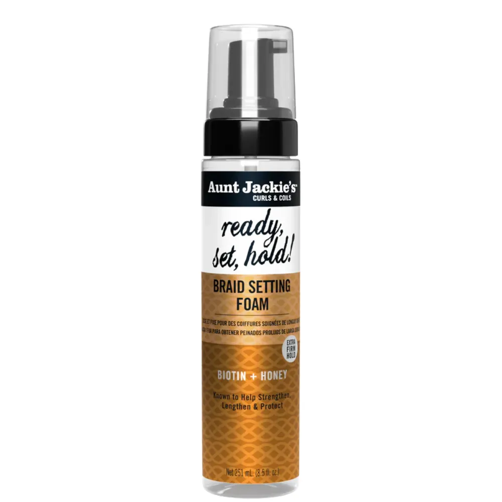 Aunt Jackie´s Biotin And Honey Ready Set Braid Espuma 251ml Aunt Jackie´s Biotin And Honey Ready Set Braid Espuma 251ml